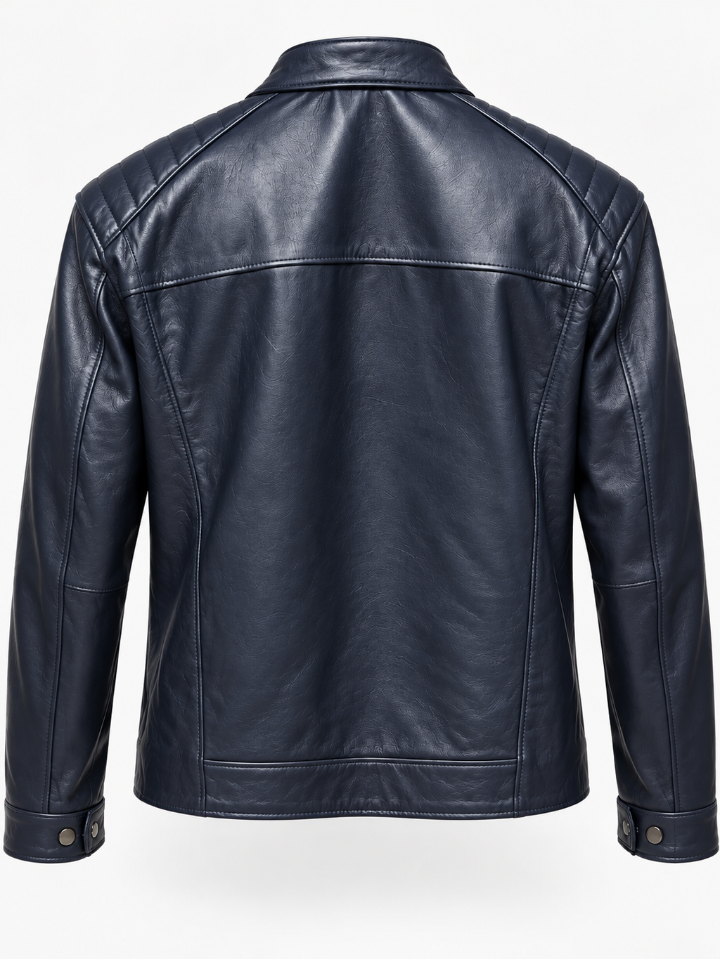 Navy Rider Hakiki Deri Erkek Mont