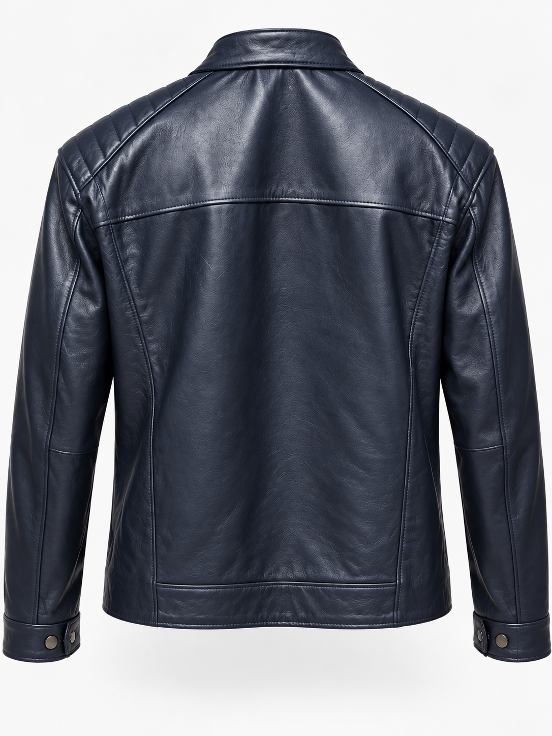 Navy Rider Hakiki Deri Erkek Mont