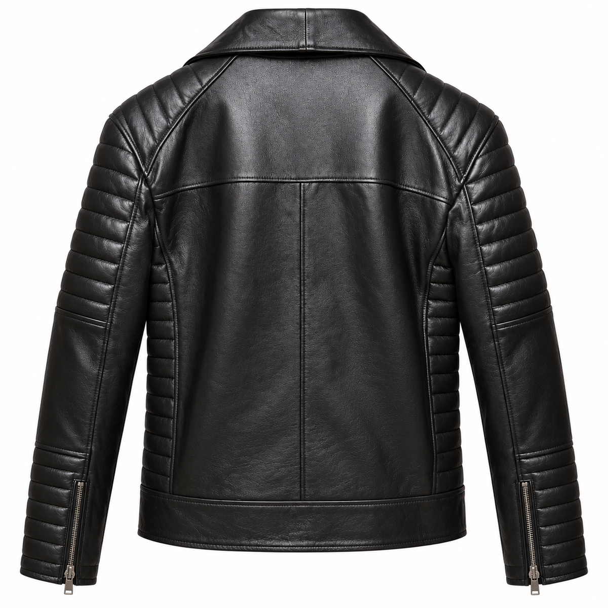 Raven Hakiki Deri Biker Erkek Ceket